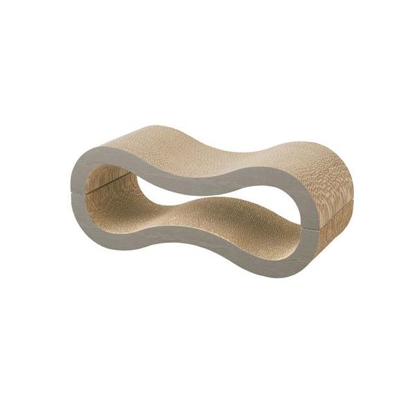 他サイト： モチーフ爪とぎベッドタイプ ブラウン P-MTBD-60-BR アイリスオーヤマ 返品種別Aの商品画像