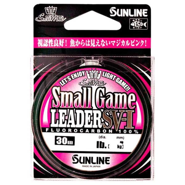 他サイト： サンライン ソルティメイト スモールゲームリーダー SV-1 マジカルピンク 30m(0.8号/ 3lb)  返品種別Aの商品画像