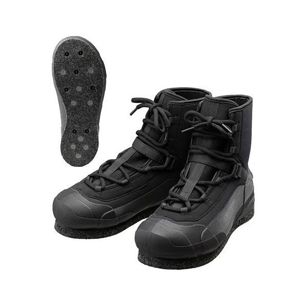 在庫状況：お取り寄せ/◆カットラバーピンフェルトを採用しており、あらゆるシーンでしっかりグリップ。◆サイド面のラバー面積を大きくし磯でのコスレに対し優れたデザイン。◆クロロプレンとラバーでしっかりガード。/[812971シマノ]