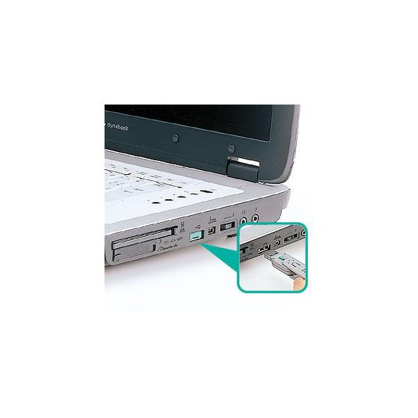 サンワサプライ USBコネクタ取付けセキュリティ(グリーン) SL-46-G 返品種別A