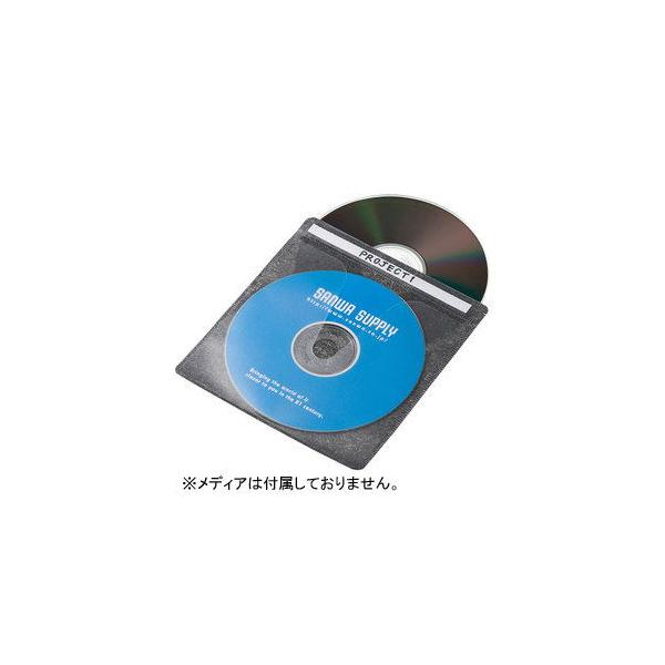 在庫状況：在庫あり/2016年02月 発売/◆凹凸が少なく柔らかい不織布でブルーレイディスクの収納に対応した不織布ケース。ケース1枚に2枚収納/[FCDFNBD50BK]