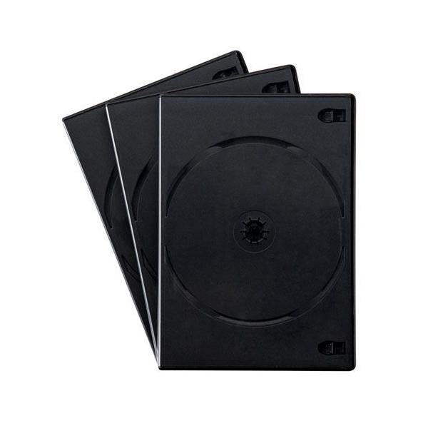 他サイト： サンワサプライ DVDトールケース(6枚収納・3枚セット・ブラック) DVD-TN6-03BKN 返品種別Aの商品画像
