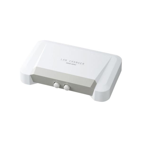サンワサプライ LAN切替器(2回路) SW-LAN21 返品種別A