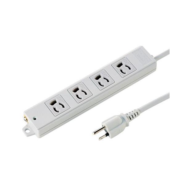 在庫状況：お取り寄せ/2020年12月 発売/◆4個口(3P抜け止め)、VCTFコード仕様、3Pプラグ(絶縁キャップ付き)のタップです。◆電源状態が確認できる通電ランプ付きです。◆裏面にマグネットが付いているので、スチールのデスクなどに仮固...