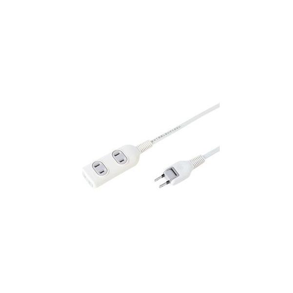 他サイト： サンワサプライ 火災予防 絶縁キャップ付き 電源タップ(2P・3個口・10m)ホワイト TAP-3W10N 返品種別Aの商品画像