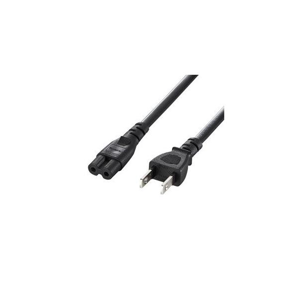 他サイト： サンワサプライ 電源コード(2P・ストレートコネクタ・2m) SANWA SUPPLY KB-DM2S-2 返品種別Aの商品画像
