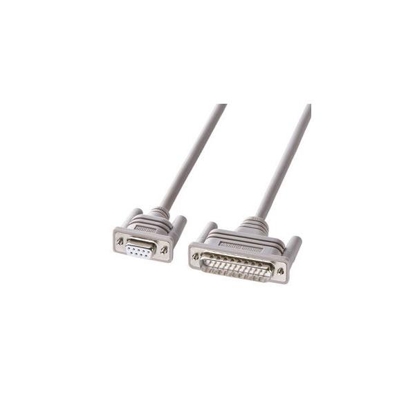 サンワサプライ エコRS-232Cケーブル(クロス結線・エコ・2m) SANWA SUPPLY KR-EC925CR2 返品種別A