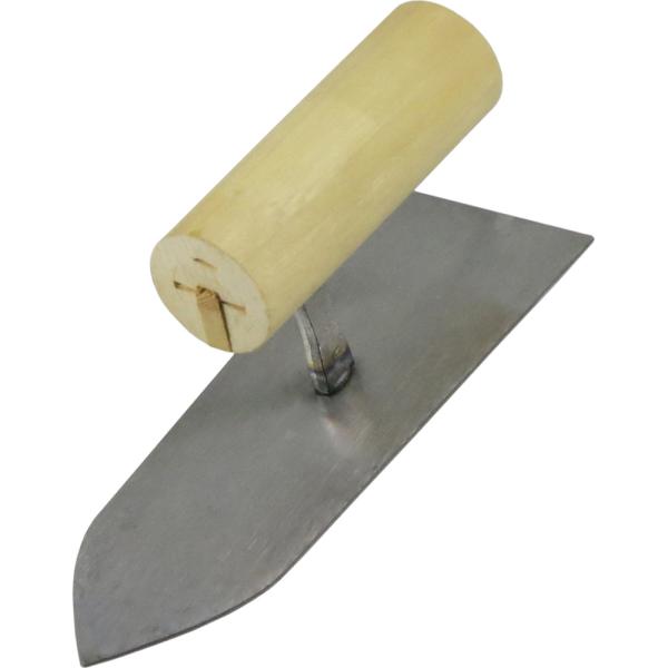 在庫状況：お取り寄せ/お届け：約2週間/◆荒壁、モルタル塗りに最適な中塗り用左官こて。◆左官作業の必需品。/[15500KNY]