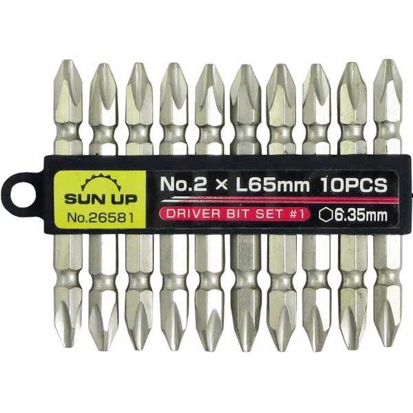 他サイト： SUN UP ドライバービットセット #1 10PCS 26581 返品種別Bの商品画像