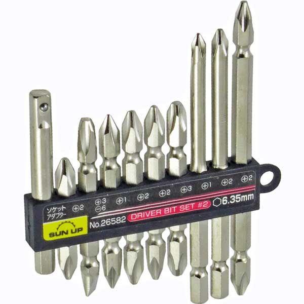その他 R 26582 ドライバービットセット コンビ SUN UP 両頭， 片頭 六角