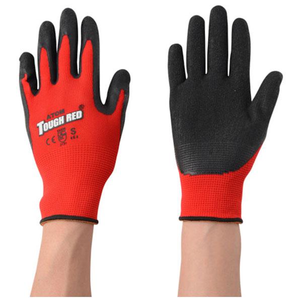 他サイト： アトム タフレッド Sサイズ (3双入) ゴム背抜き手袋 14703PS 返品種別Bの商品画像