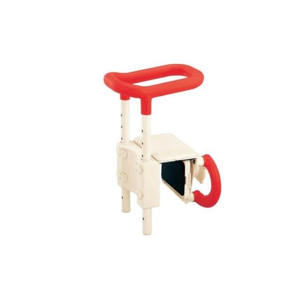 アロン化成 安寿 高さ調節付浴槽手すり(レッド) UST-130(0-3059-21