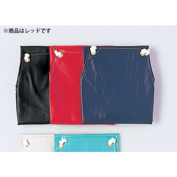 おたふく手袋 PVC レザーエプロン (レッド) オタフク2110419 返品種別B