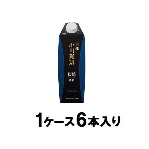 他サイト： 京都 小川珈琲 炭焼珈琲 微糖 1000ml(1ケース6本入) 小川珈琲 返品種別Bの商品画像