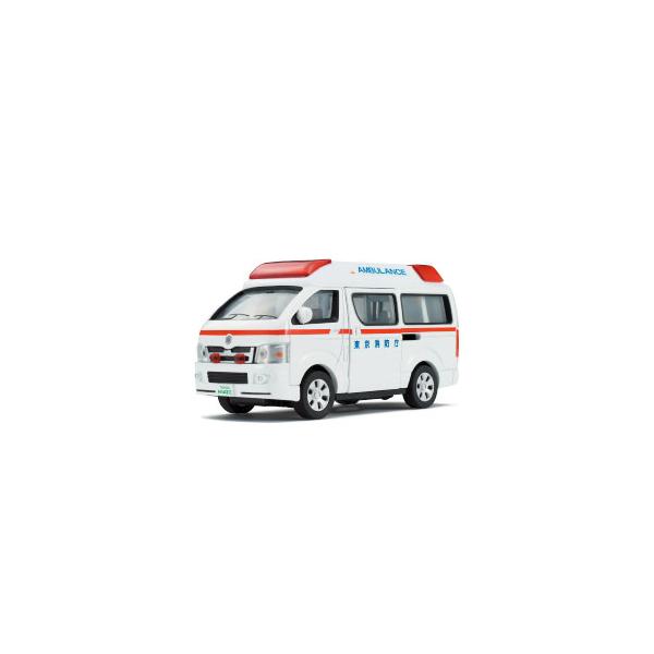 在庫状況：お取り寄せ/※画像はイメージです、実際の商品とは異なる場合がございます。ダイヤペット救急車両コレクションよりDK-3106 救急車です。
