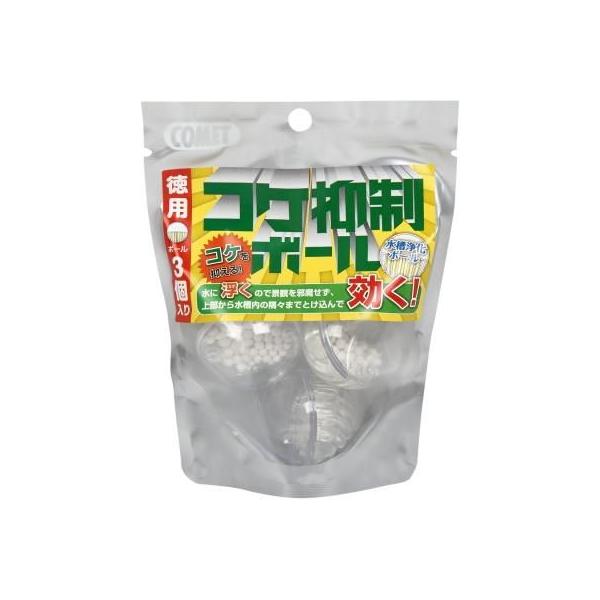 在庫状況：お取り寄せ/お届け：約2週間/※仕様及び外観は改良のため予告なく変更される場合がありますので、最新情報はメーカーページ等にてご確認ください。◆水槽内のコケの発生を抑制してくれる水質調整剤。◆徳用の3ヶ入り。◆浮いているので交換が簡...