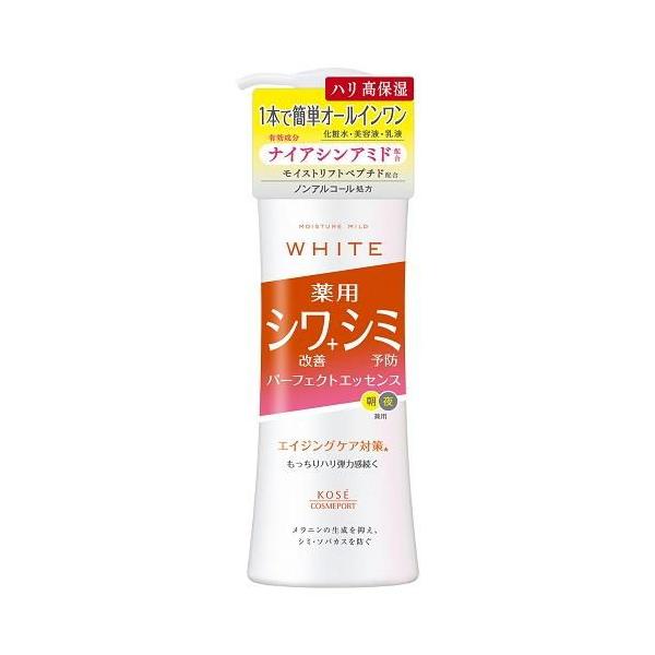 他サイト： モイスチュアマイルド ホワイト リンクルケア パーフェクトエッセンス 230ml コーセーコスメポート 返品種別Aの商品画像