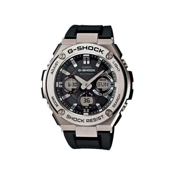 他サイト： カシオ (国内正規品)G-SHOCK(ジーショック) G-STEELソーラー電波 メンズタイプ GST-W110-1AJF 返品種別Aの商品画像