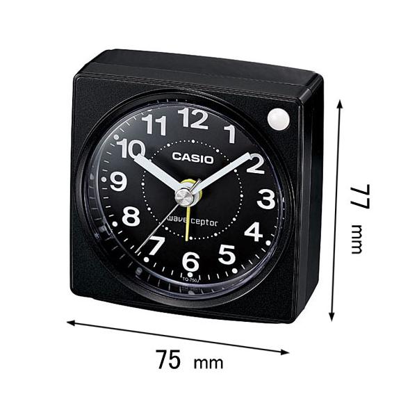 在庫状況：在庫僅少/2014年09月 発売/◆スヌーズアラームをONにした際は秒針が停止するので、睡眠時コチコチ音が気になりません。◆サイズ：77×75×40mm◆電波受信機能　◆電波受信結果確認　◆電波受信OFF機能　◆電子音アラーム　◆...