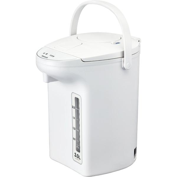 在庫状況：お取り寄せ/2024年01月 発売/◆非沸とうタイプ◆プッシュプレートが軽く、注ぎやすくなりました。◆沸かして保温という使いやすさをシンプルに凝縮。◆容量：3.0L/[WVP30W]