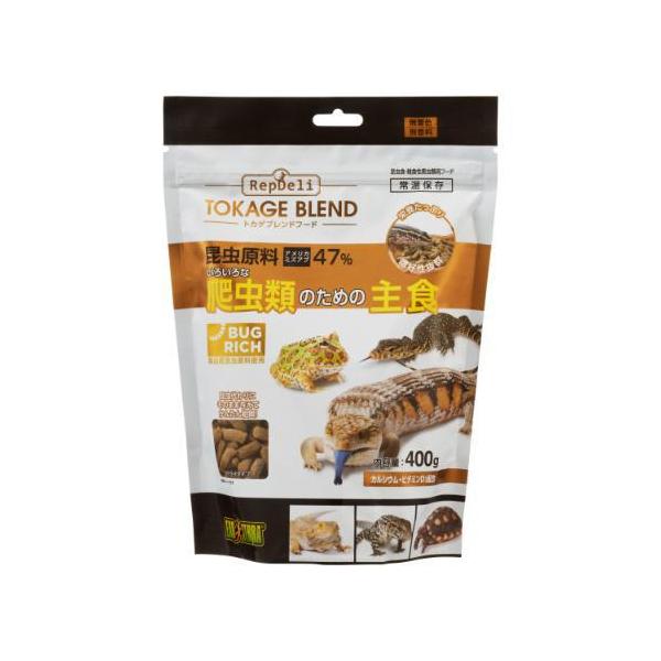 他サイト： GEX トカゲブレンドフード 400g ジェックス 返品種別Bの商品画像