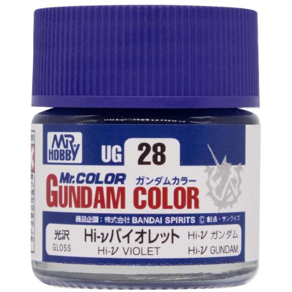 在庫状況：在庫あり/2025年12月 発売/※画像はイメージです。実際の商品とは異なる場合がございます。GSIクレオス Mr.カラー ガンダムカラー Hi-νバイオレットです。