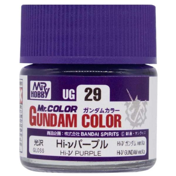在庫状況：在庫あり/2025年12月 発売/※画像はイメージです。実際の商品とは異なる場合がございます。GSIクレオス Mr.カラー ガンダムカラー Hi-νパープルです。