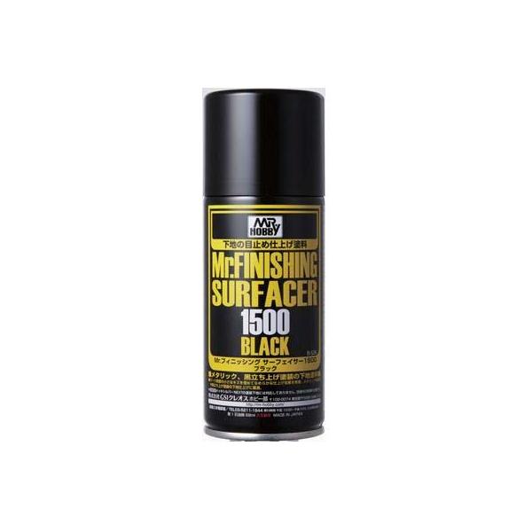 他サイト： GSIクレオス Mr.フィニッシング サーフェイサー1500 ブラック スプレー(B526)塗料 返品種別Bの商品画像