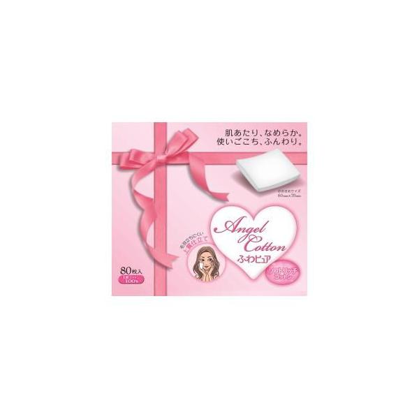 他サイト： AngelCotton ふわピュア ソフトリッチコットン 80枚 コットン・ラボ 返品種別Aの商品画像