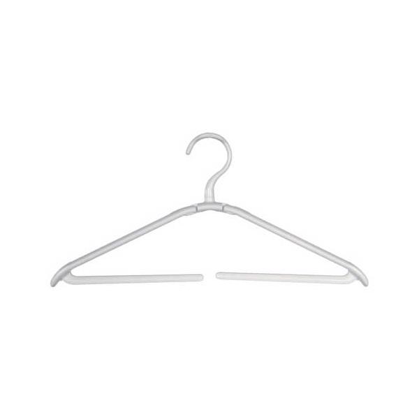 他サイト： シンコハンガー 折りたたみハンガー(1本) ホワイト FOLDING(WH) 返品種別Aの商品画像