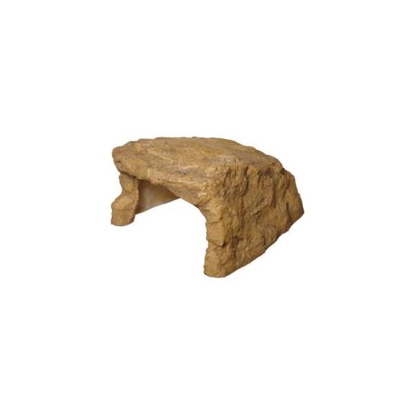 在庫状況：お取り寄せ/お届け：約2週間/※商品画像とデザイン・カラーが異なる場合がございます。予めご了承下さい。◆風合い豊かな岩石をリアルに模したアンバーカラーのシェルターです◆ずっしりと安定感があり、生体が落ち着ける環境がつくれます■材質...