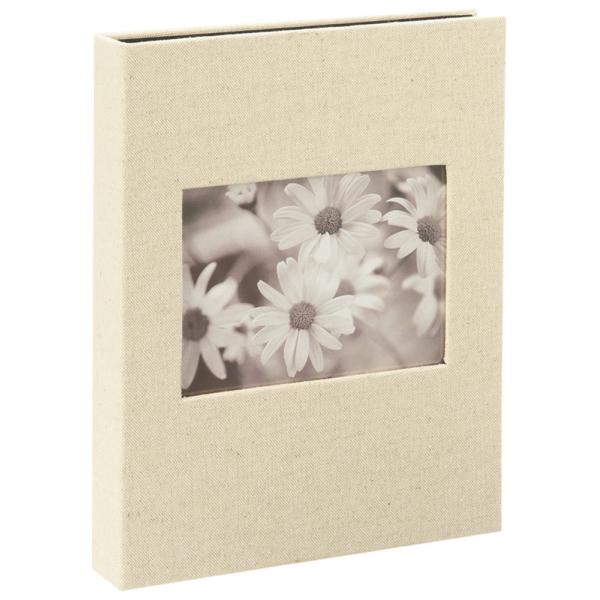 在庫状況：お取り寄せ/◆表紙がフォトフレームになった カラフルな布貼り表紙のポケットアルバム!◆見開きでL判写真が4枚入ります。◆Lサイズの写真用紙が80枚収容できます。/[XP278042]