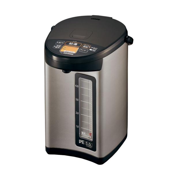 在庫状況：お取り寄せ/3日〜5日で出荷/2019年11月 発売/◆電気で沸かして(まほうびん保温)◆5Lの大容量なのに、高さを抑えたコンパクト設計です。◆給水のタイミングを知らせてくれる(給水報知)つき◆容量：5.0L◆年間電気代：約120...