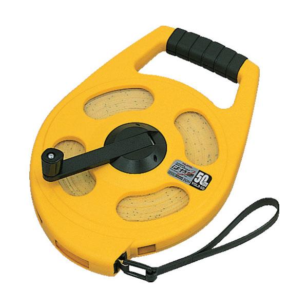 在庫状況：お取り寄せ/お届け：約2週間/◆従来品と比較してテープを3倍の速さで巻き取ります。(当社比)◆白/黄ツートンカラー両面目盛です。(表面:白色/2mm目盛・裏面:黄色/5mm目盛)◆メートルごとの位置が分かる赤色オビ付です。/[YS...