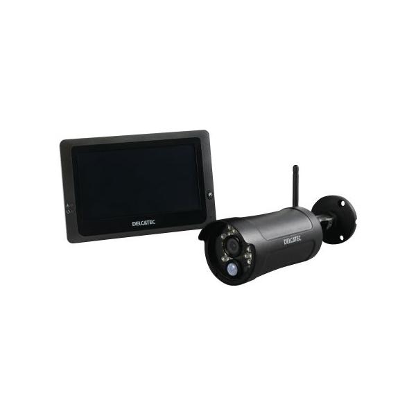 DXアンテナ 防犯カメラ デルカテック ワイヤレスフルHDカメラ＆7インチ