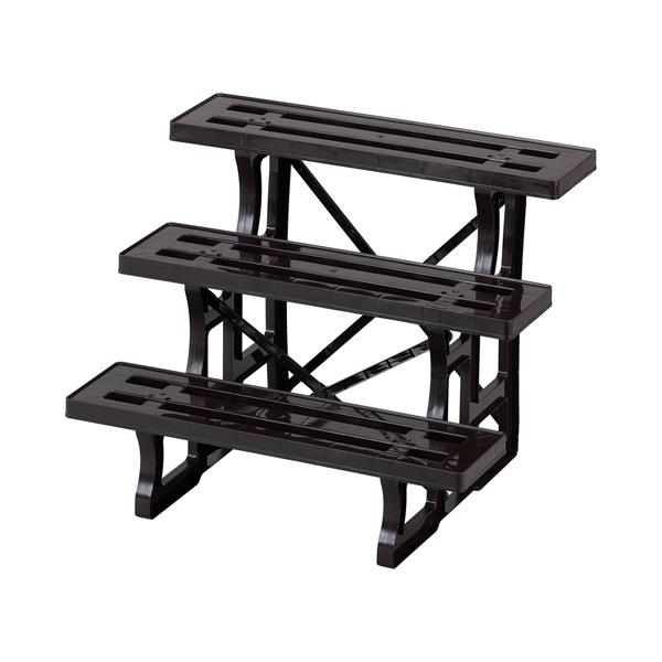 在庫状況：お取り寄せ/7日〜10日で出荷/◆中型・大型タイプの3段式フラワースタンド。◆工具不要で簡単に組み立て可能。◆樹脂製。/[MA2203]