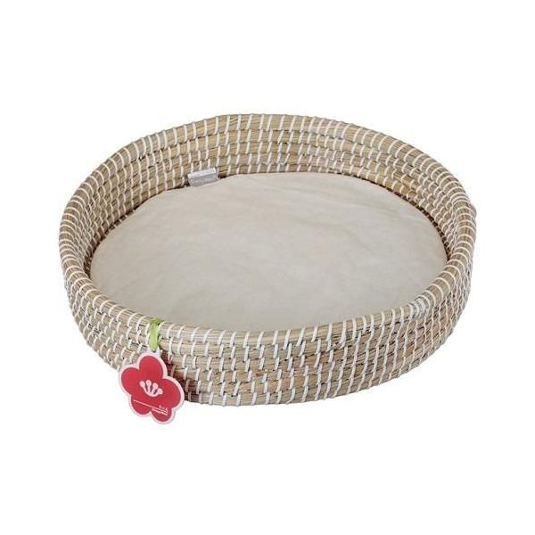 在庫状況：お取り寄せ/お届け：約2週間/※仕様やパッケージは、リニューアルなどの理由で変更になっている場合がございます。予めご了承下さい。◆やさしい肌触りと、自然の香りに癒されます。◆猫ちゃんがま〜るくなれる、おけタイプです。◆マット付き。...