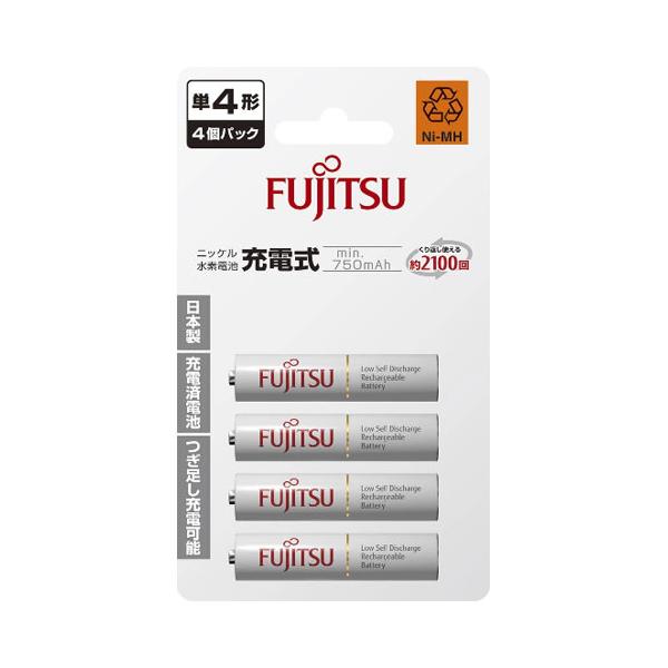 在庫状況：お取り寄せ/お届け：約2週間/◆乾電池の代わりに手軽に使える充電池のスタンダードモデル◆充電しておけば10年後でもすぐ使えます◆個別に取り出せるセパレートブリスターパック■商品内容■・単4形ニッケル水素電池×4本(750mAh・ス...