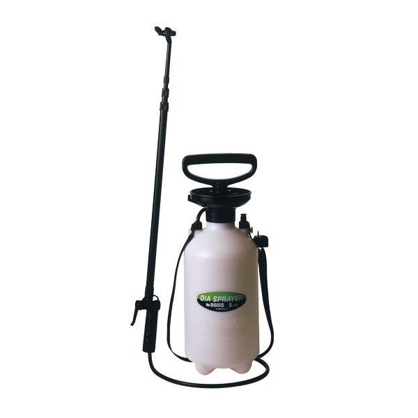 フルプラ プレッシャー式噴霧器 2頭エンプラ伸縮1.5mノズル付 5L