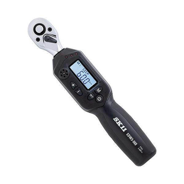 SK11 デジタルトルクレンチ 3〜60N・m(差込角：9.5mm) SDW3-060(SK11) 返品種別B