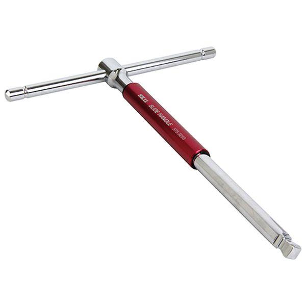 他サイト： SK11 T型スライドソケットハンドル(差込9.5mm、全長254mm) 藤原産業 STS-325S 返品種別Bの商品画像