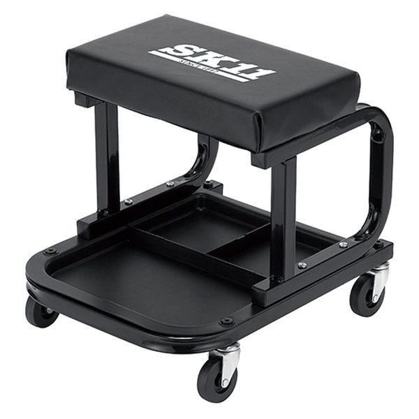 在庫状況：お取り寄せ/取引先在庫あり2日〜4日で出荷/◆楽な姿勢で作業でき、自由に移動もできる便利な作業イス◆作業用椅子◆パーツトレー付きで細かな部品や工具を置くことができます/[SRS102BSK11]