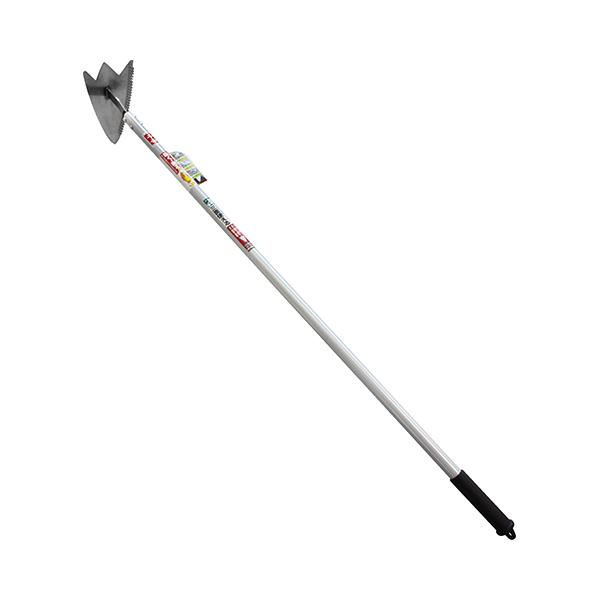 他サイト： 千吉 アルミ柄 マルチ三角ホー(1200mm) アルミエマルチサンカクホ-1200MM 返品種別Bの商品画像