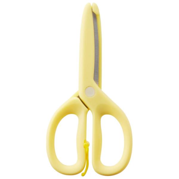 他サイト： プラス 幼児用はさみ フィットカットカーブ トット(イエロー) SC-120M(34589) 返品種別Aの商品画像