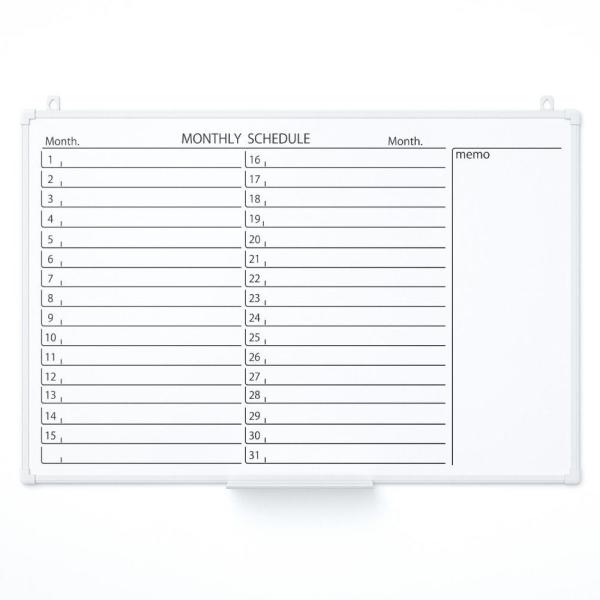 他サイト： プラス ホワイトボード 壁掛 月予定 PWK2-0906SST(ホワイト) PWK2-0906SST(428992) 返品種別Aの商品画像