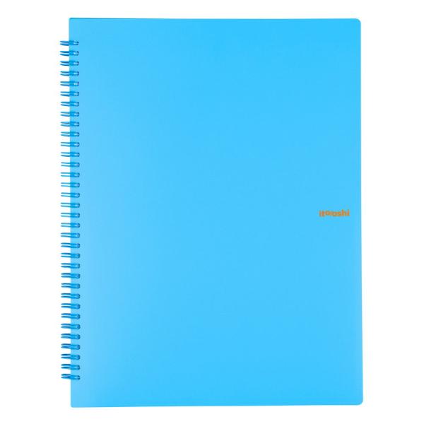 他サイト： プラス ito/ oshi イトオシ 推し活 ツインリング型ファイル A4クリアホルダー収納 1ポケット(スカイブルー) FL-324CF(91817) 返品種別Aの商品画像