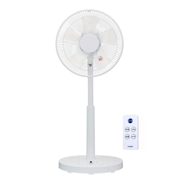 ユアサ (扇風機)DCモーター搭載 リビング扇(ホワイト) YUASA YK-D3403GFR-W 返品種別A
