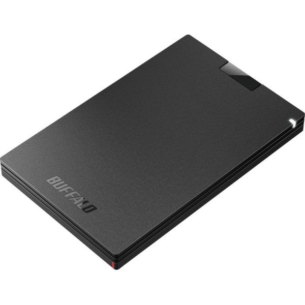 バッファロー USB 3.2(Gen 1)対応 外付けポータブルSSD 2TB(簡易パッケージ) (PS5/ PS4/ PS4 PRO 動作確認済) SSD-PG2.0U3-BC/ N 返品種別A