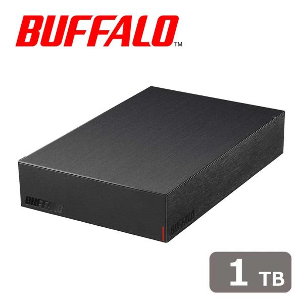 【BUFFALO】1TB・テレビ録画用ハードディスク（HD-LE1U3-BB） BUFFALO 新品 バッファロー パソコン＆テレビ録画用 外付け