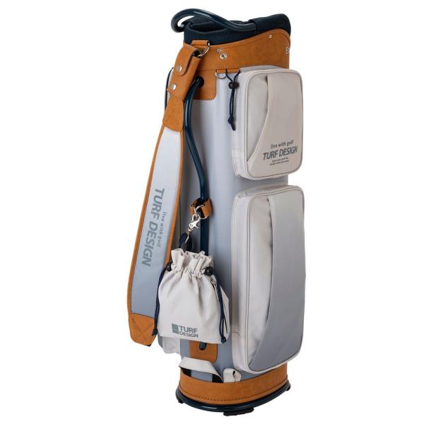 朝日ゴルフ用品 朝日ゴルフ キャディバッグ(ブルーグレー・47